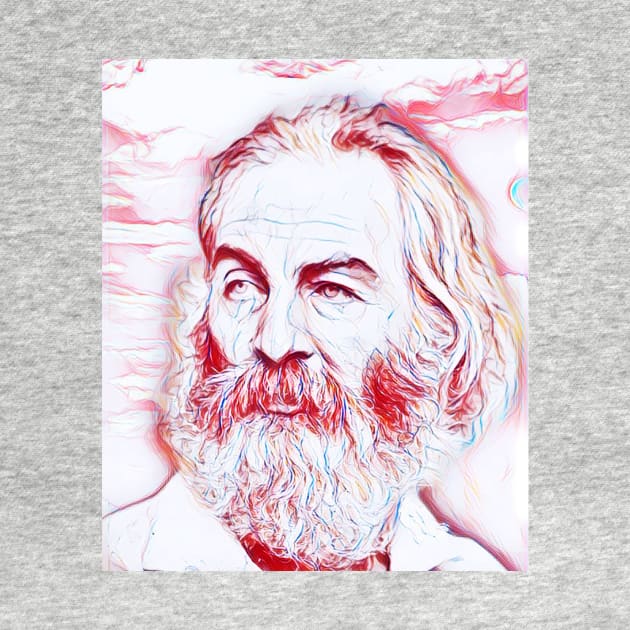 Walt Whitman Portrait | Walt Whitman Artwork by JustLit